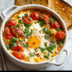 Baked Feta Eggs