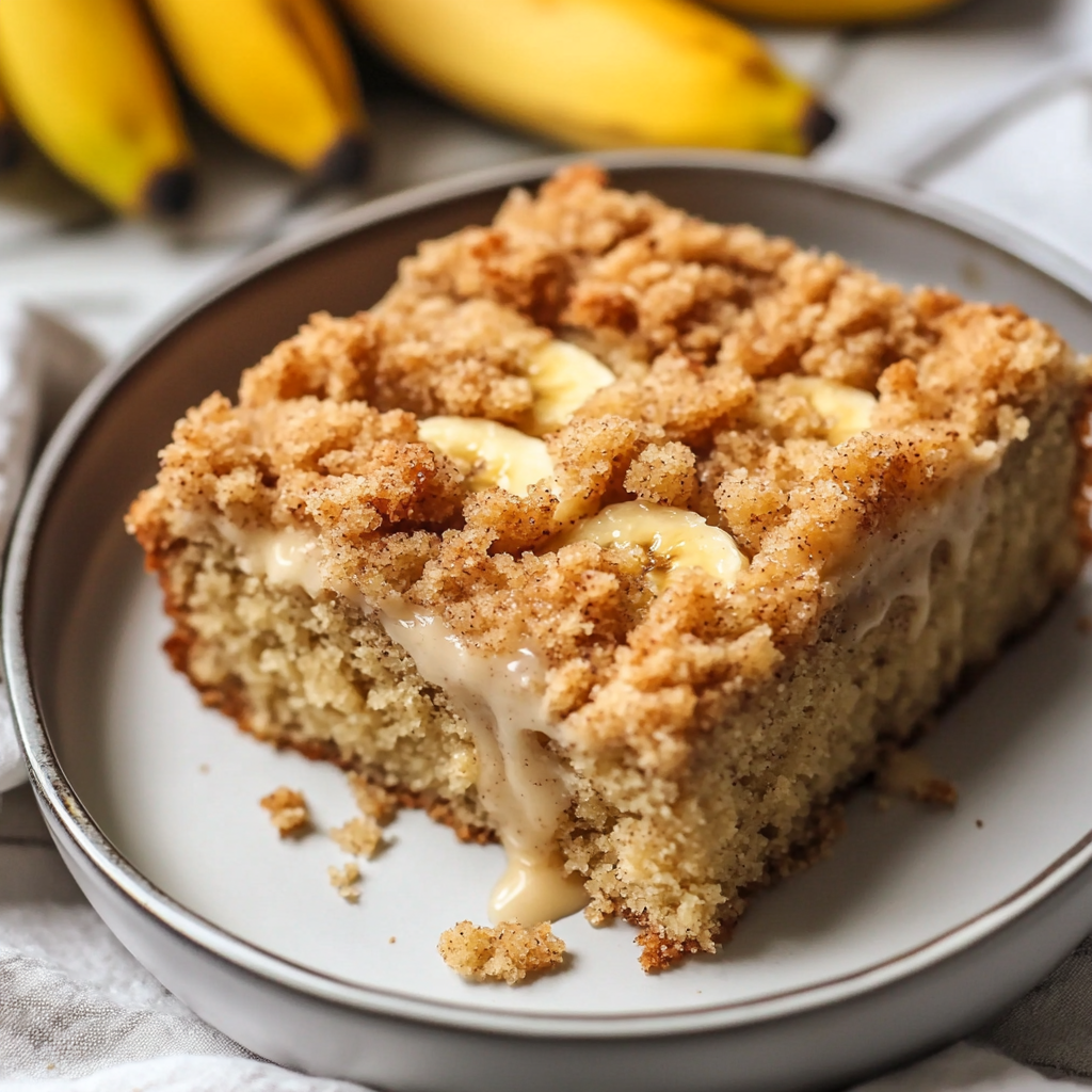 Banana Bread Crumb Cake