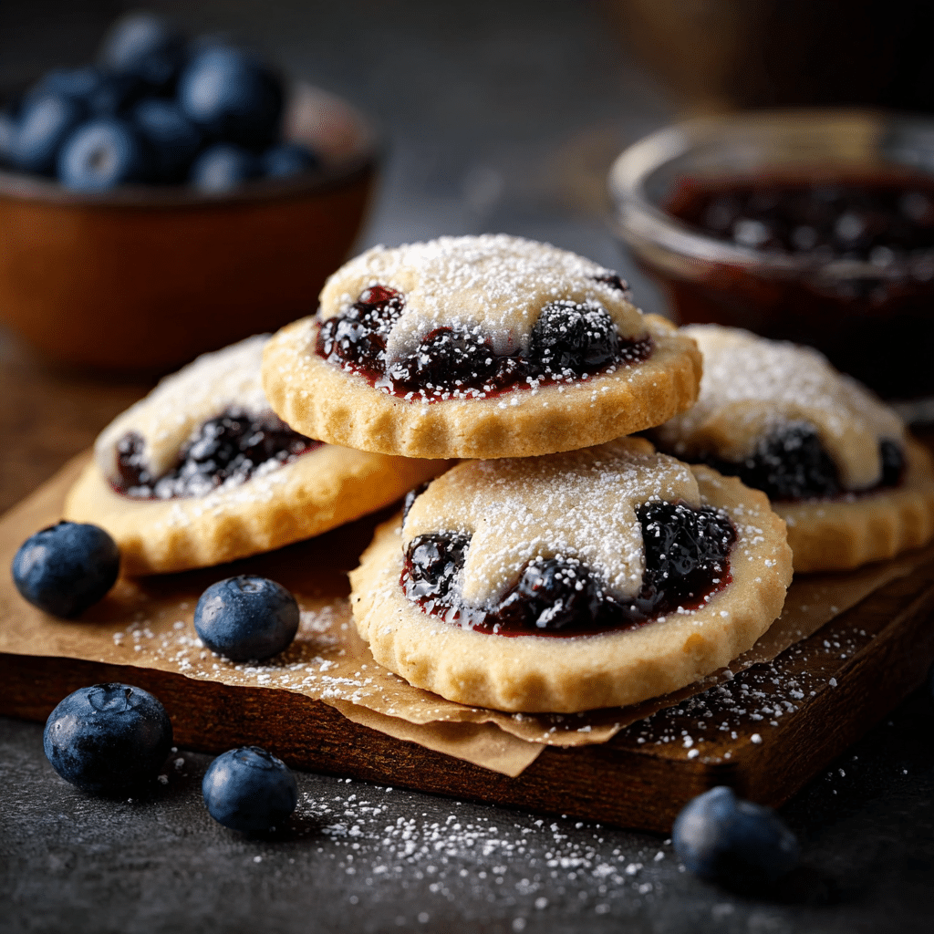Blueberry Pie Cookies