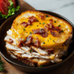 Cheddar & Bacon Turkey Melt on Sourdough