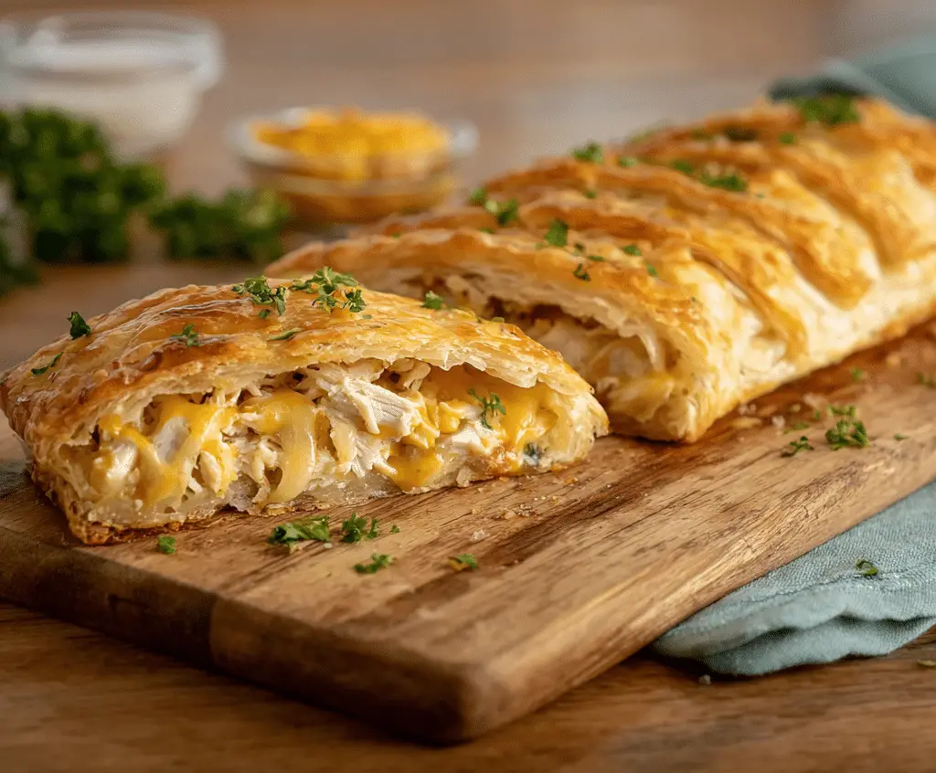 Chicken & Cheese Jalousie Bake