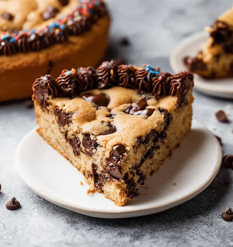 Chocolate Chip Cookie Cake