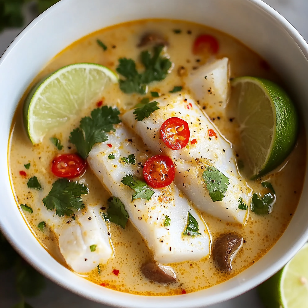 Coconut Lime Fish Soup