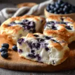 Cottage Cheese Blueberry Cloud Bread
