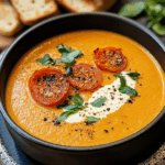 Creamy Roasted Garlic Tomato Soup