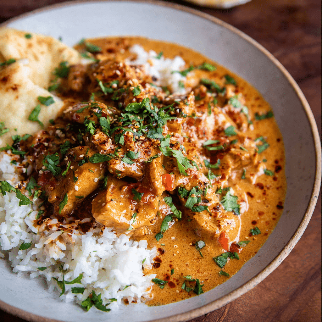Crockpot Creamy Coconut Chicken Tikka Masala