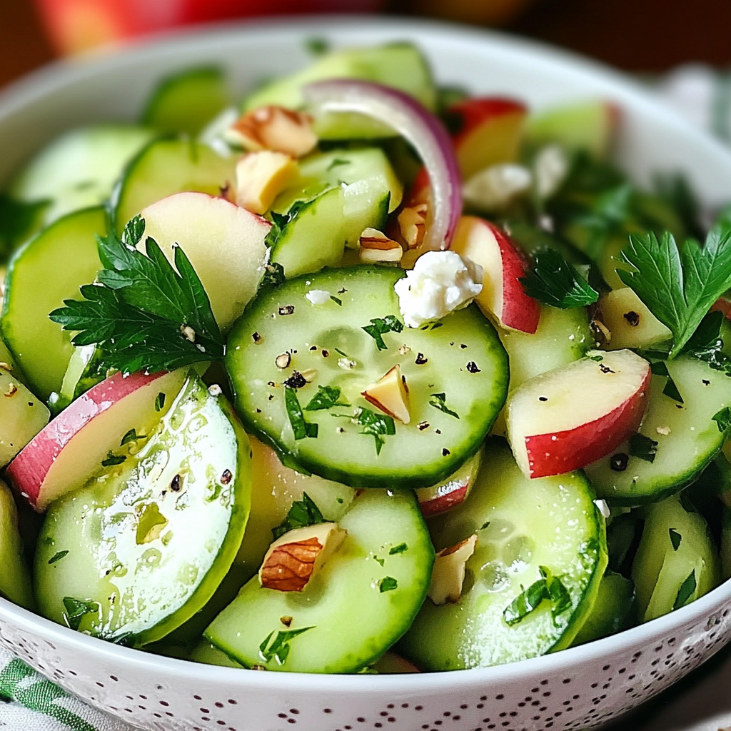 Crunchy Cucumber & Apple Salad