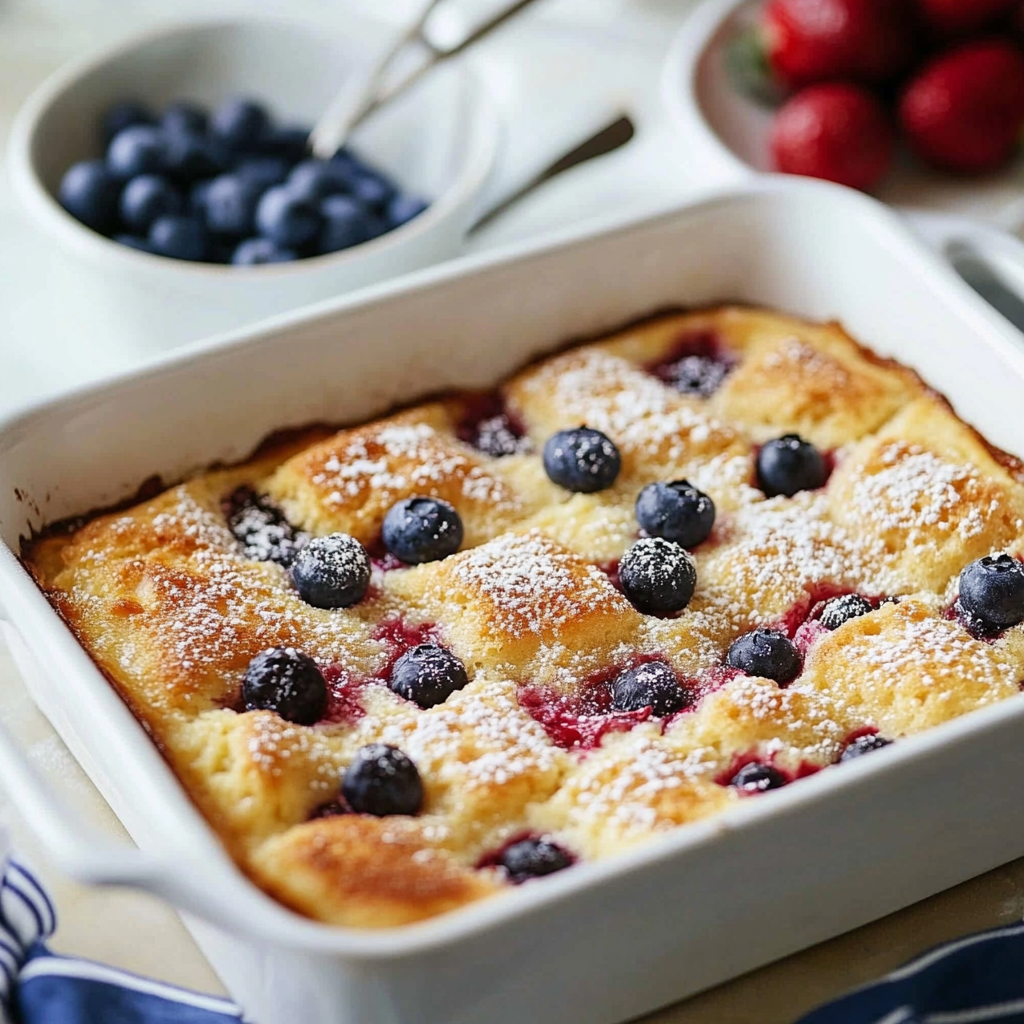 Fluffy Baked Pancake Casserole