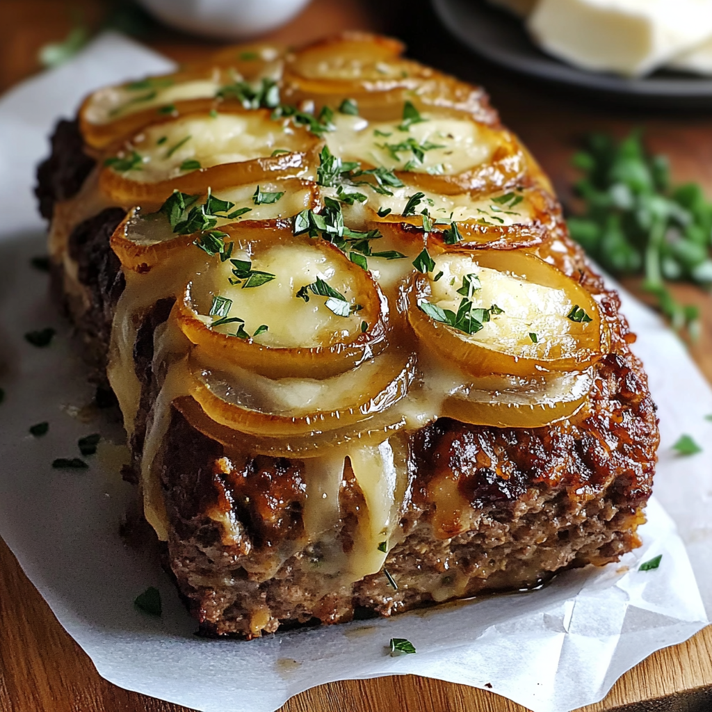 French Onion Meatloaf