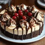 Hot Fudge Sundae Brownie Cheesecake