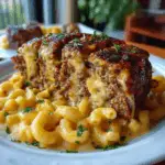 Mac and Cheese Stuffed Meatloaf