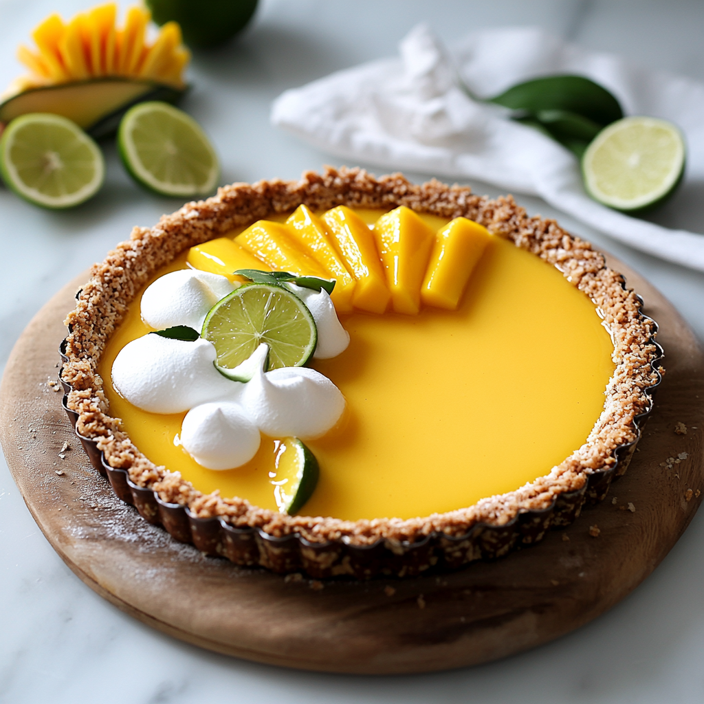 Mango Curd Tart