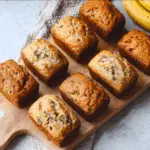 Mini Banana Bread Loaf Cakes
