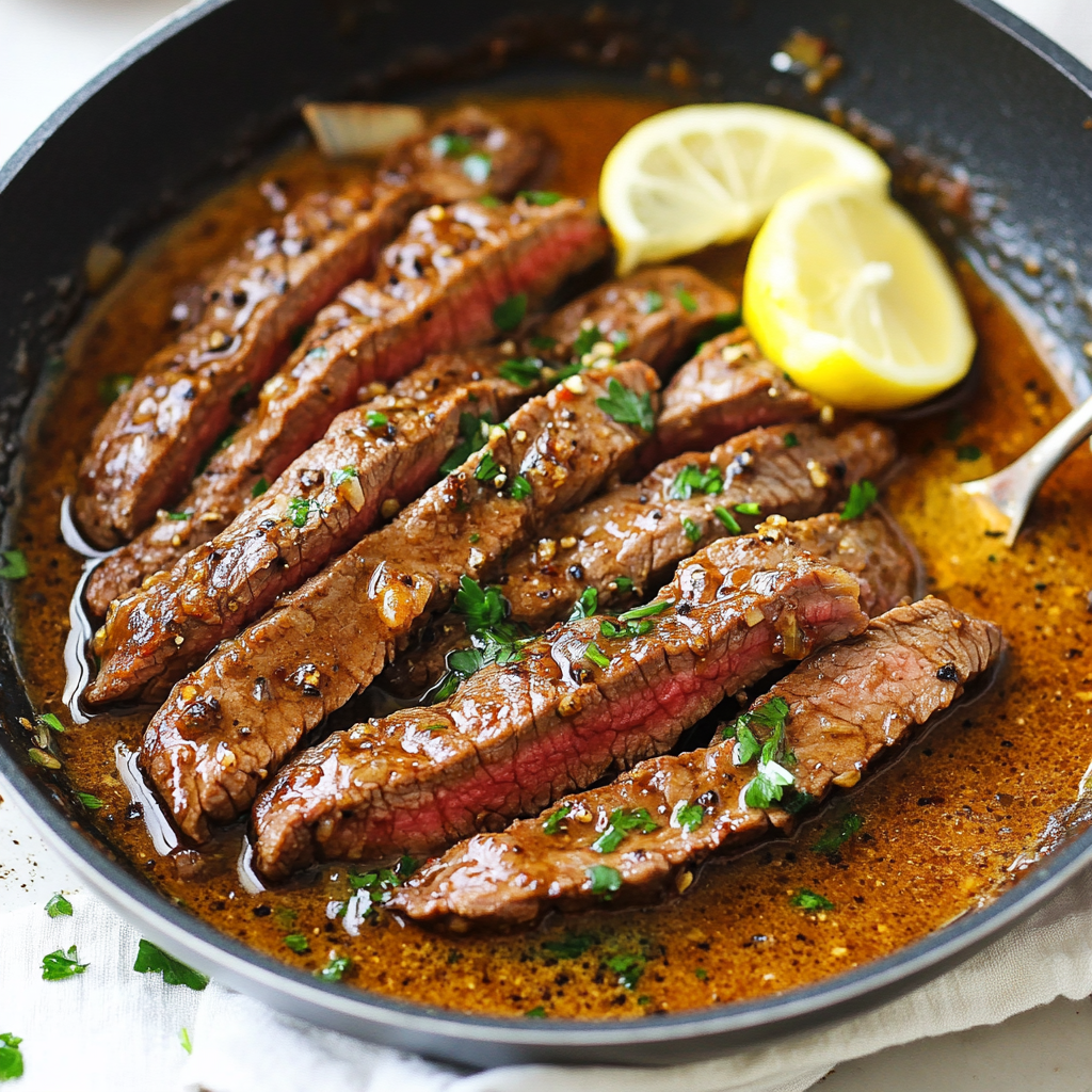 Pan-Seared Steak in Butter Sauce