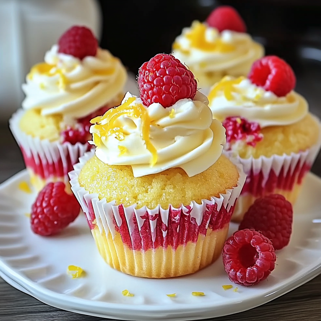 Raspberry Lemon Cupcakes