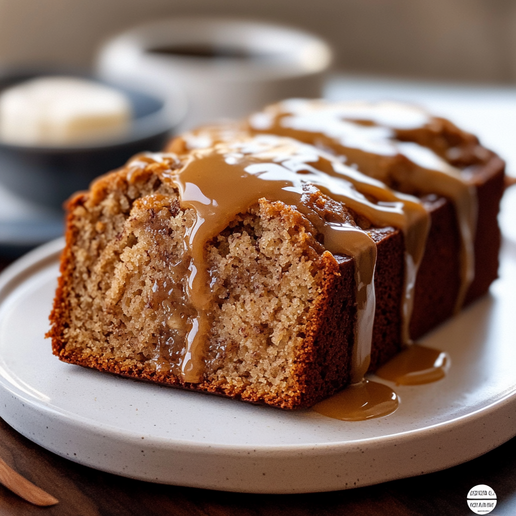 Salted Caramel Banana Bread