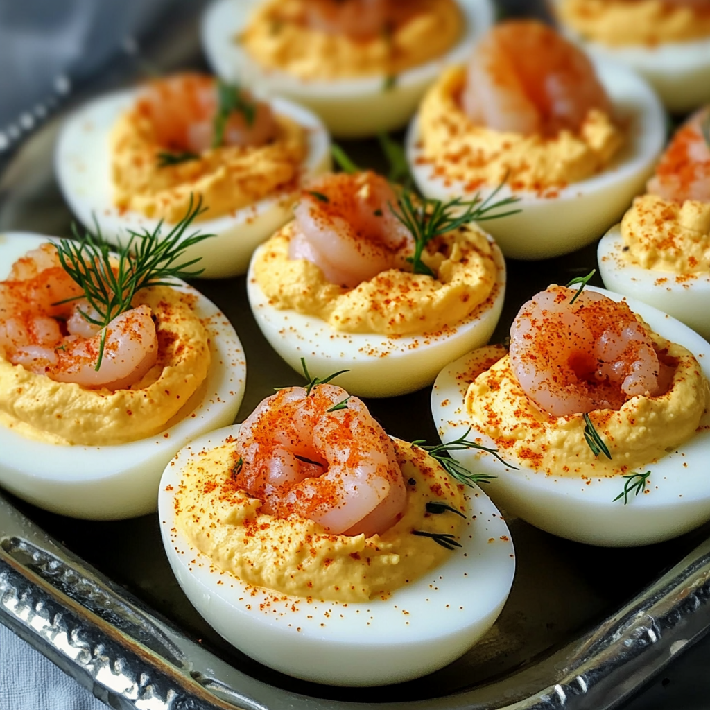 Shrimp Deviled Eggs