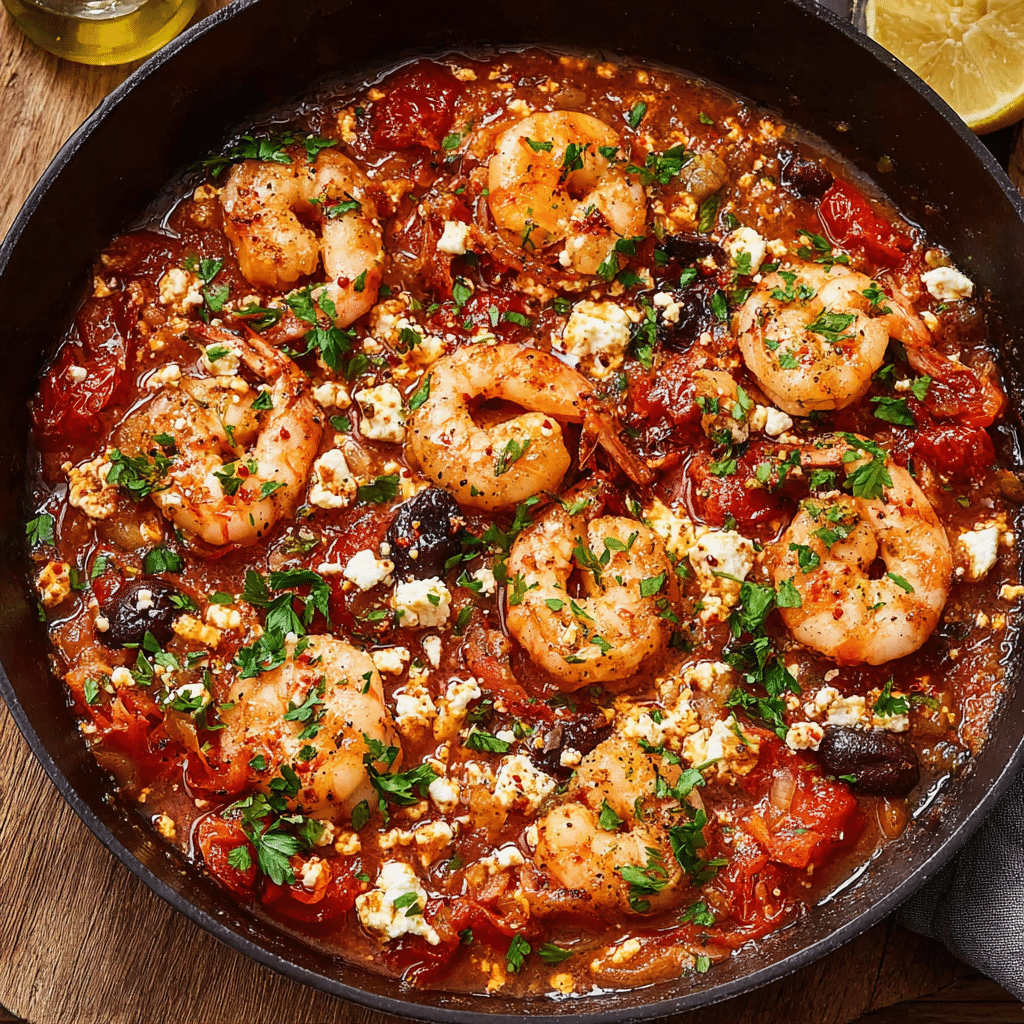 Shrimp Saganaki