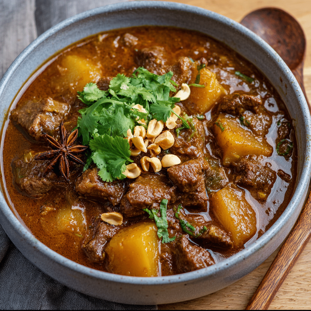 Slow Cooker Beef Massaman Curry