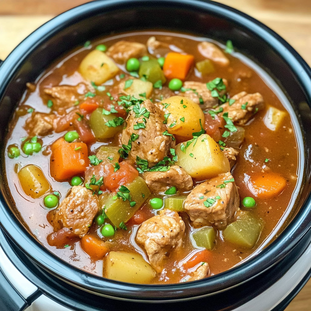 Slow Cooker Pork Stew