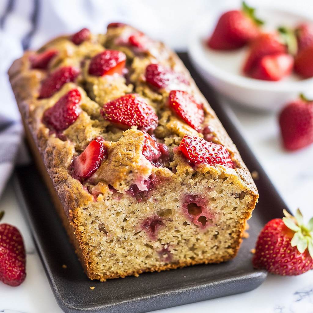 Strawberry Banana Bread