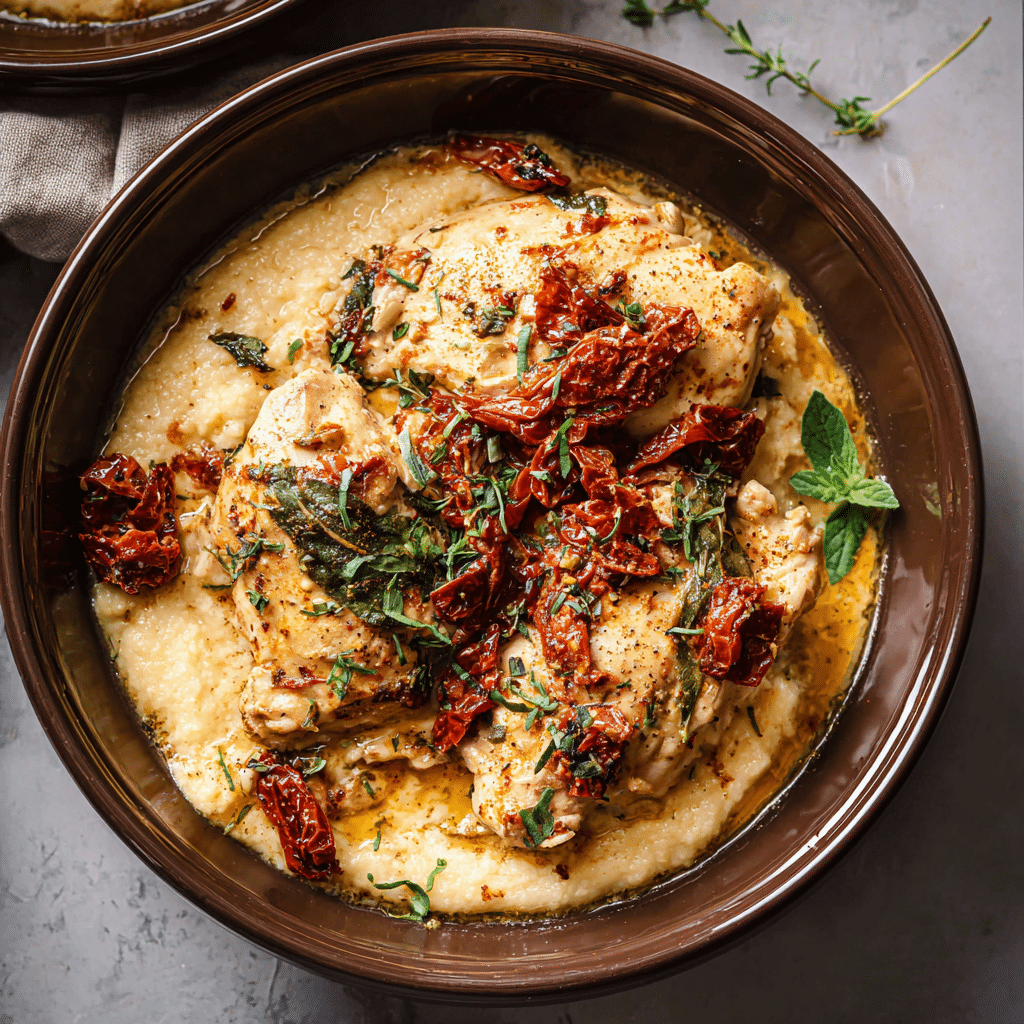 Sun-Dried Tomato Crockpot Chicken