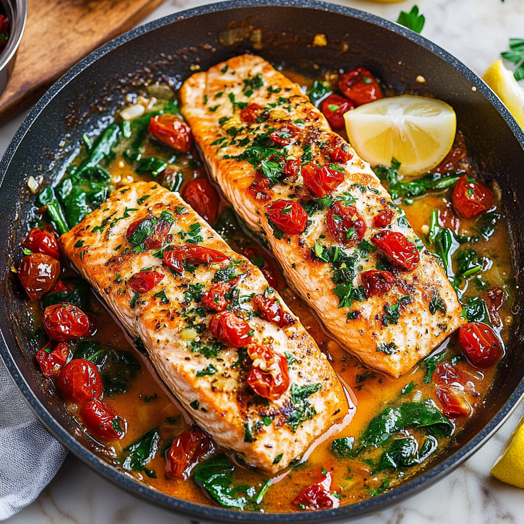 Tuscan Garlic Butter Salmon