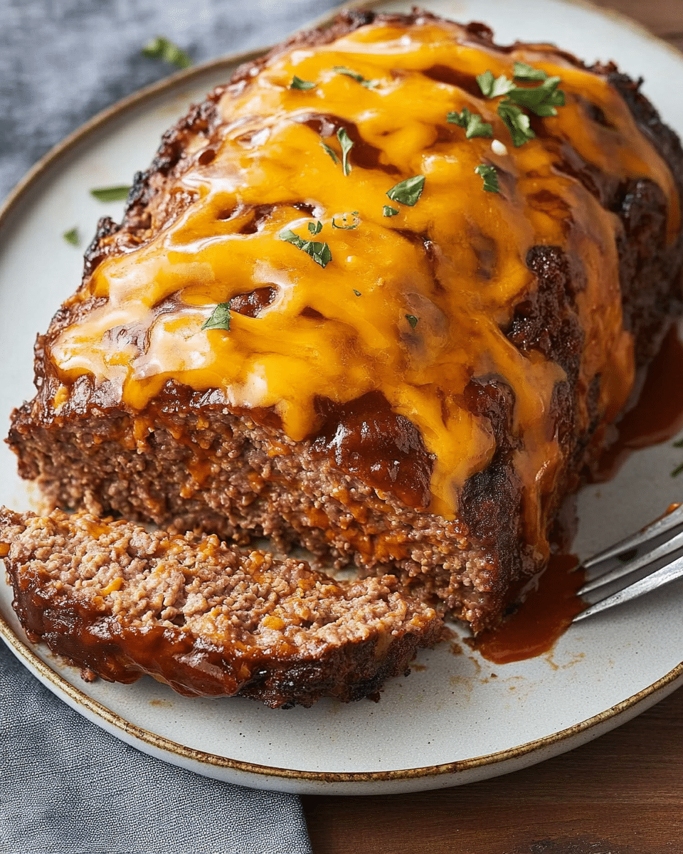 BBQ Cheddar Meatloaf 3 BBQ Cheddar Meatloaf