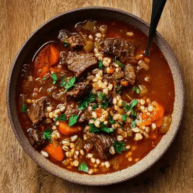 Beef & Barley Soup