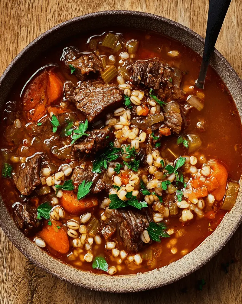 Beef & Barley Soup