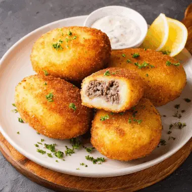 Beef Potato Croquettes