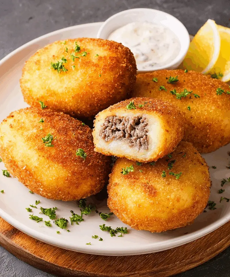 Beef Potato Croquettes