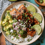 Chipotle Honey Salmon Bowls