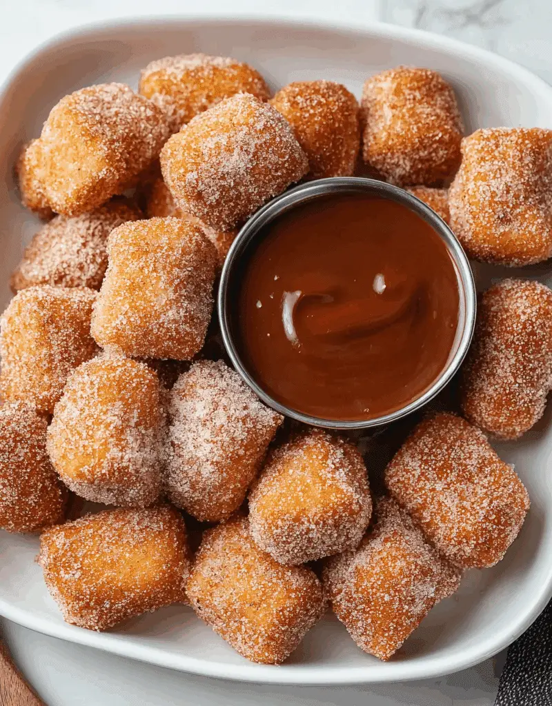 Sweet Air Fryer Churro Bites