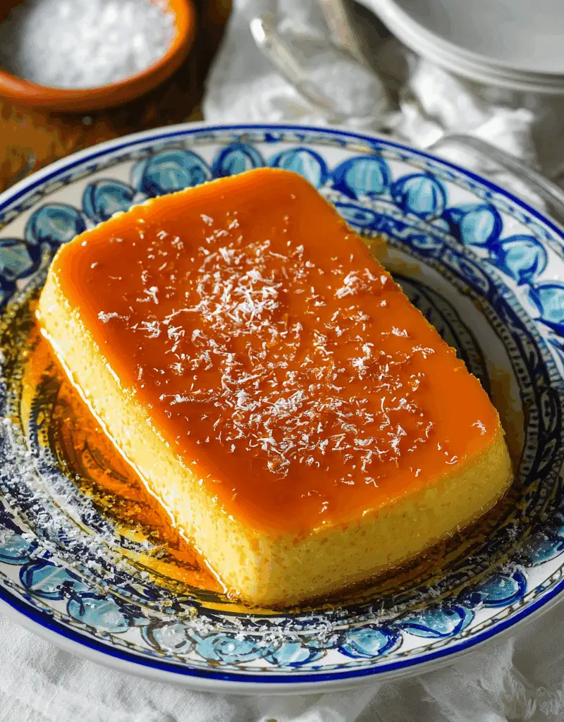 Coconut Flan from the French Antilles