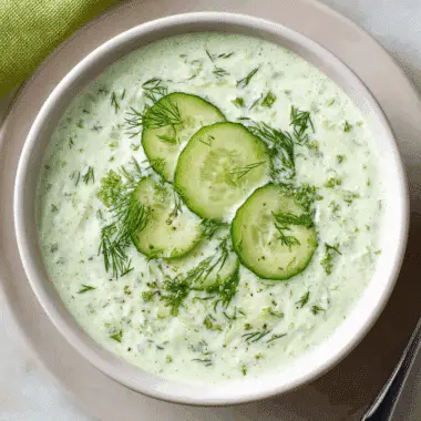 Cold Cucumber Soup