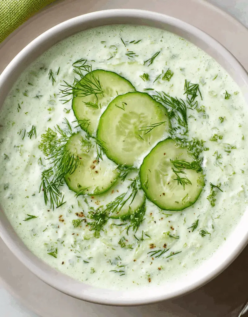 Cold Cucumber Soup