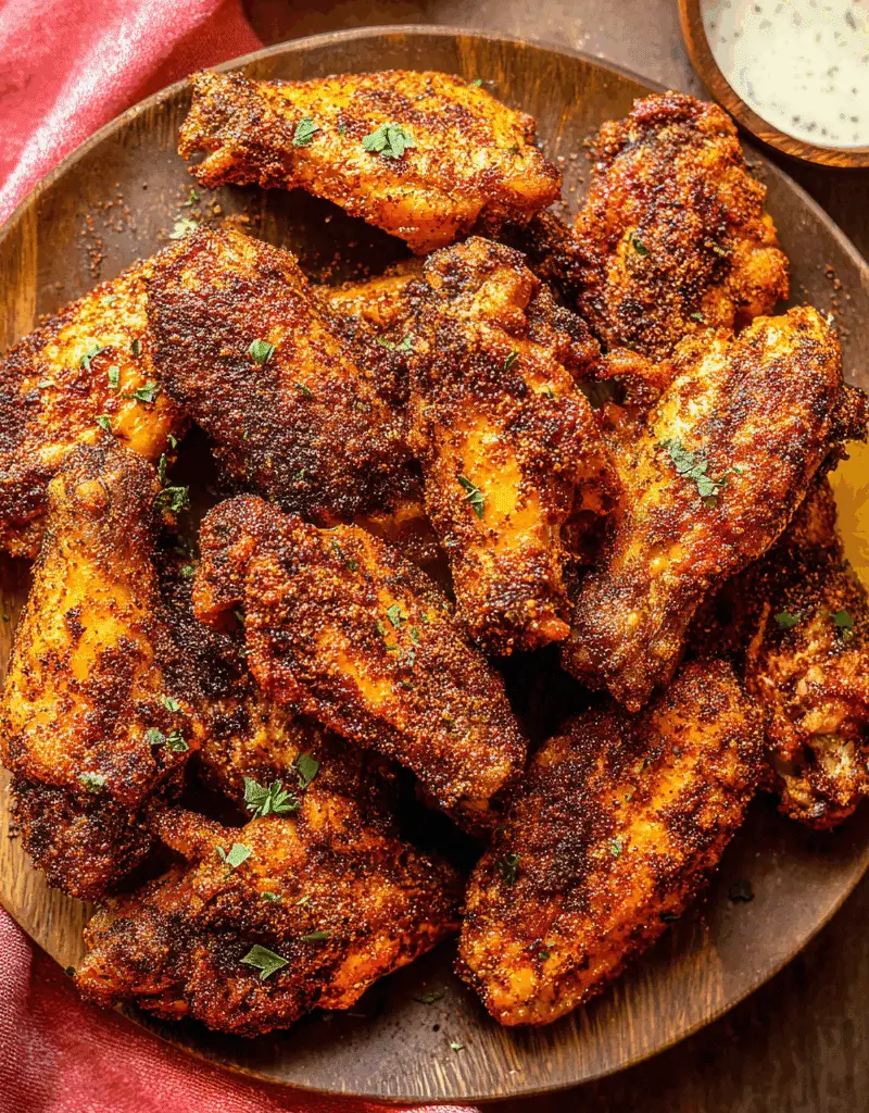 Crispy Dry Rub Chicken Wings