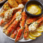 Crispy Garlic Butter King Crab Legs