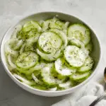Cucumber Vinegar Salad with Sweet Onions