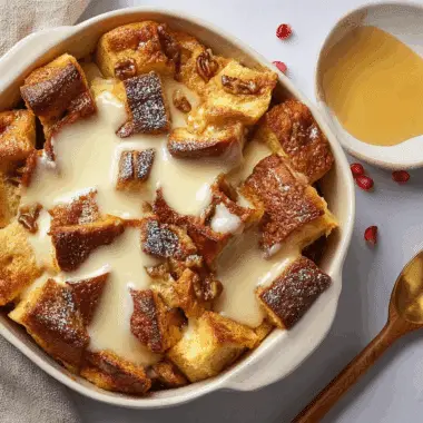 Eggnog Bread Pudding