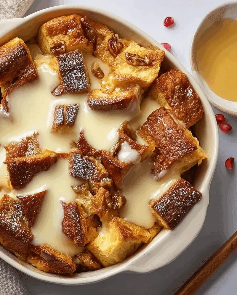 Eggnog Bread Pudding