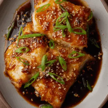 Ginger Soy Glazed Cod