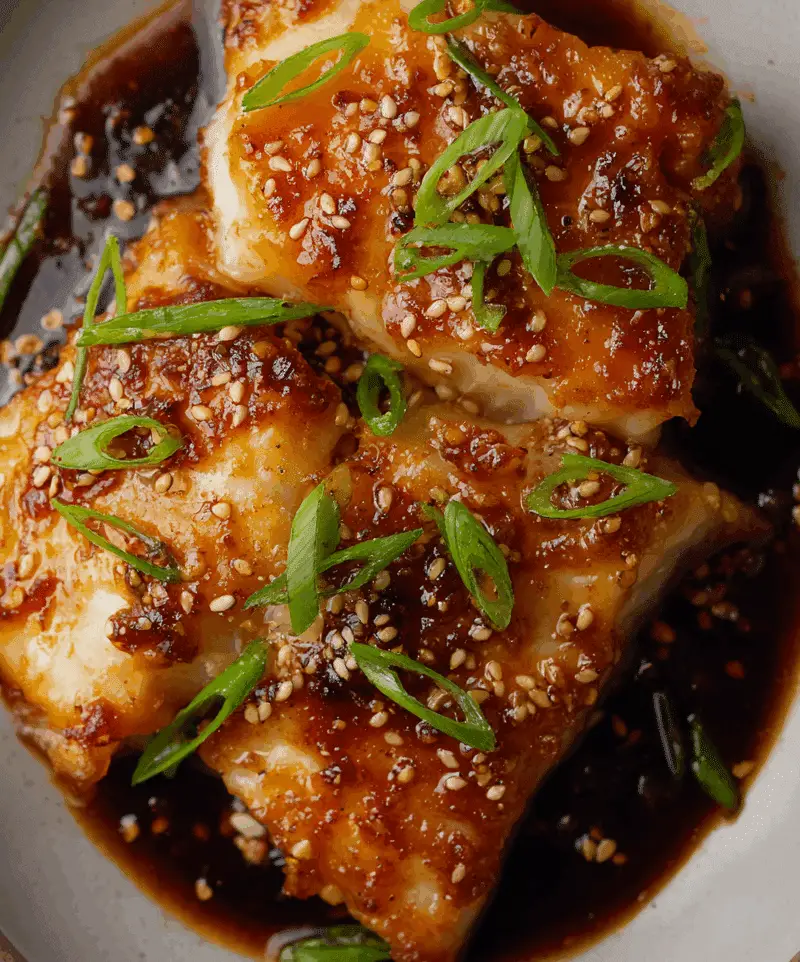 Ginger Soy Glazed Cod