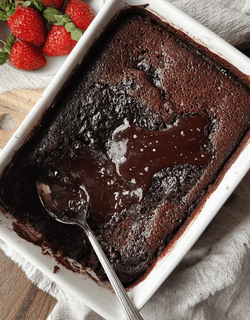 Hot Fudge Chocolate Pudding Cake