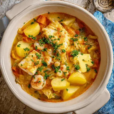Mediterranean Fish Stew with Aioli