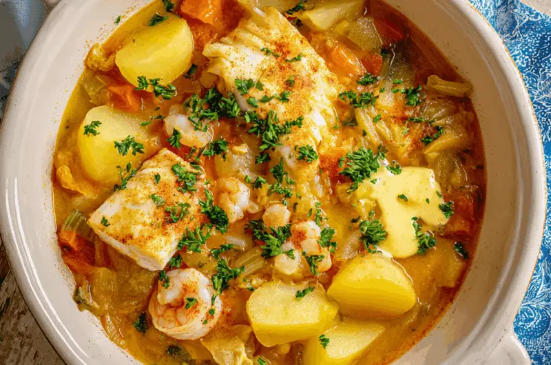 Mediterranean Fish Stew with Aioli
