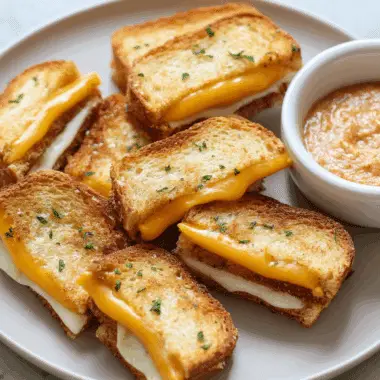 Mini Grilled Cheese Sandwiches