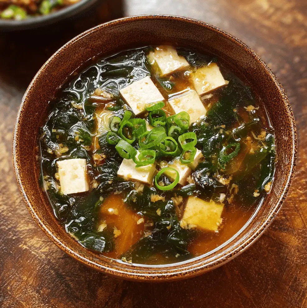 Miso Soup with Tofu