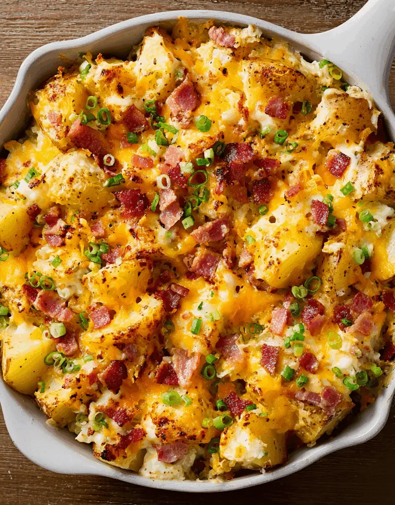 Cheesy Southern Mississippi‑Mud Potatoes